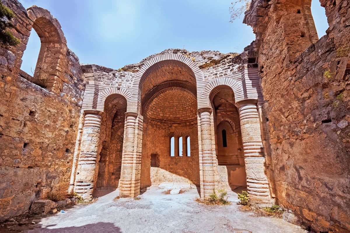 Panoramic view from St. Hilarion Castle